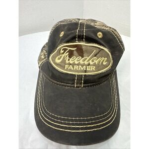 Freedom Farmer Realtree Camo Hat Cap Adjustable One Size Western Cowboy
